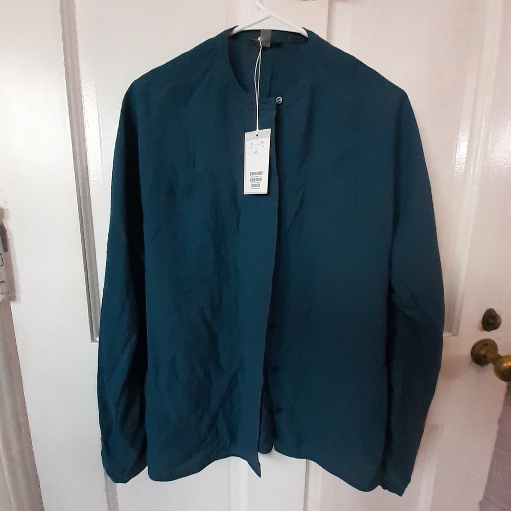 COS blouse blue